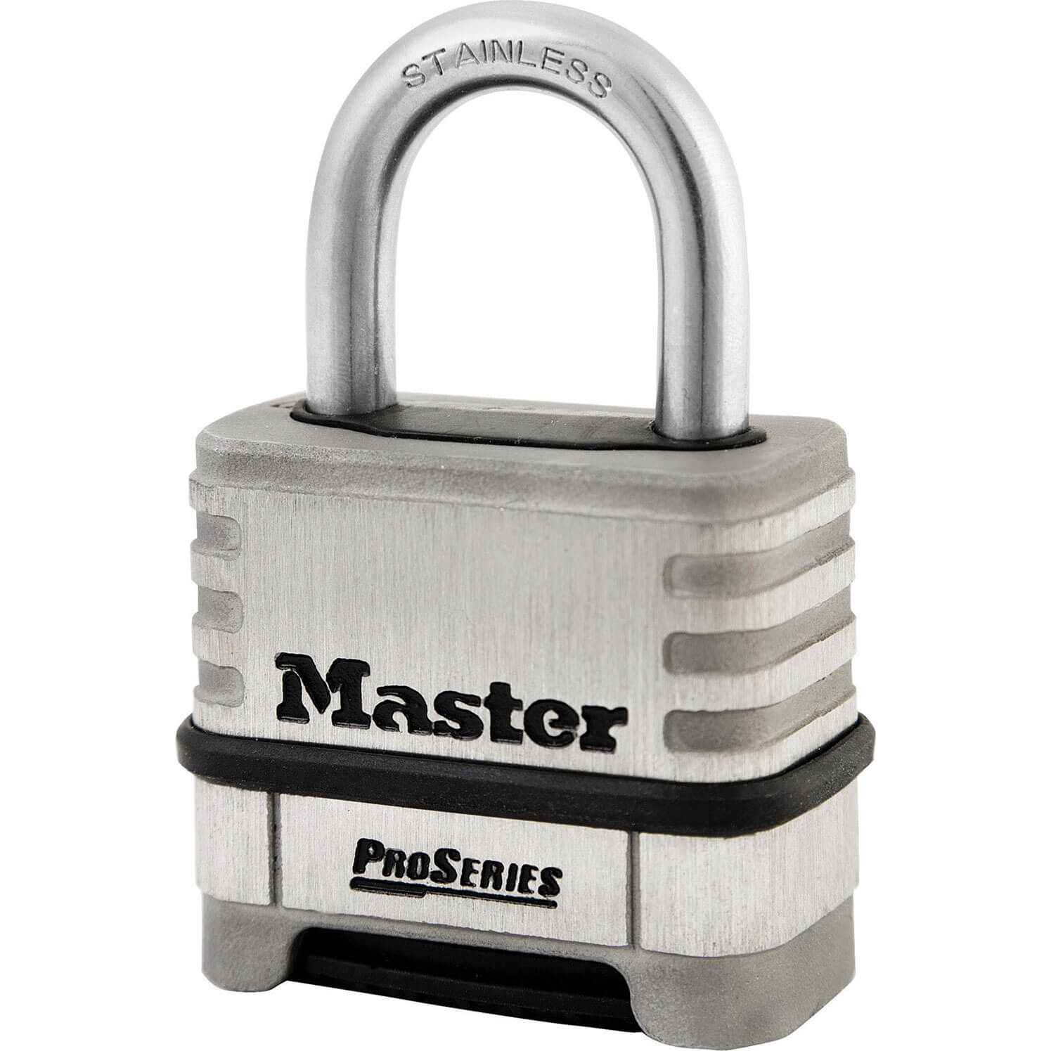 Photo of Masterlock Pro Series Stainless Steel Combination Padlock 57mm Standard