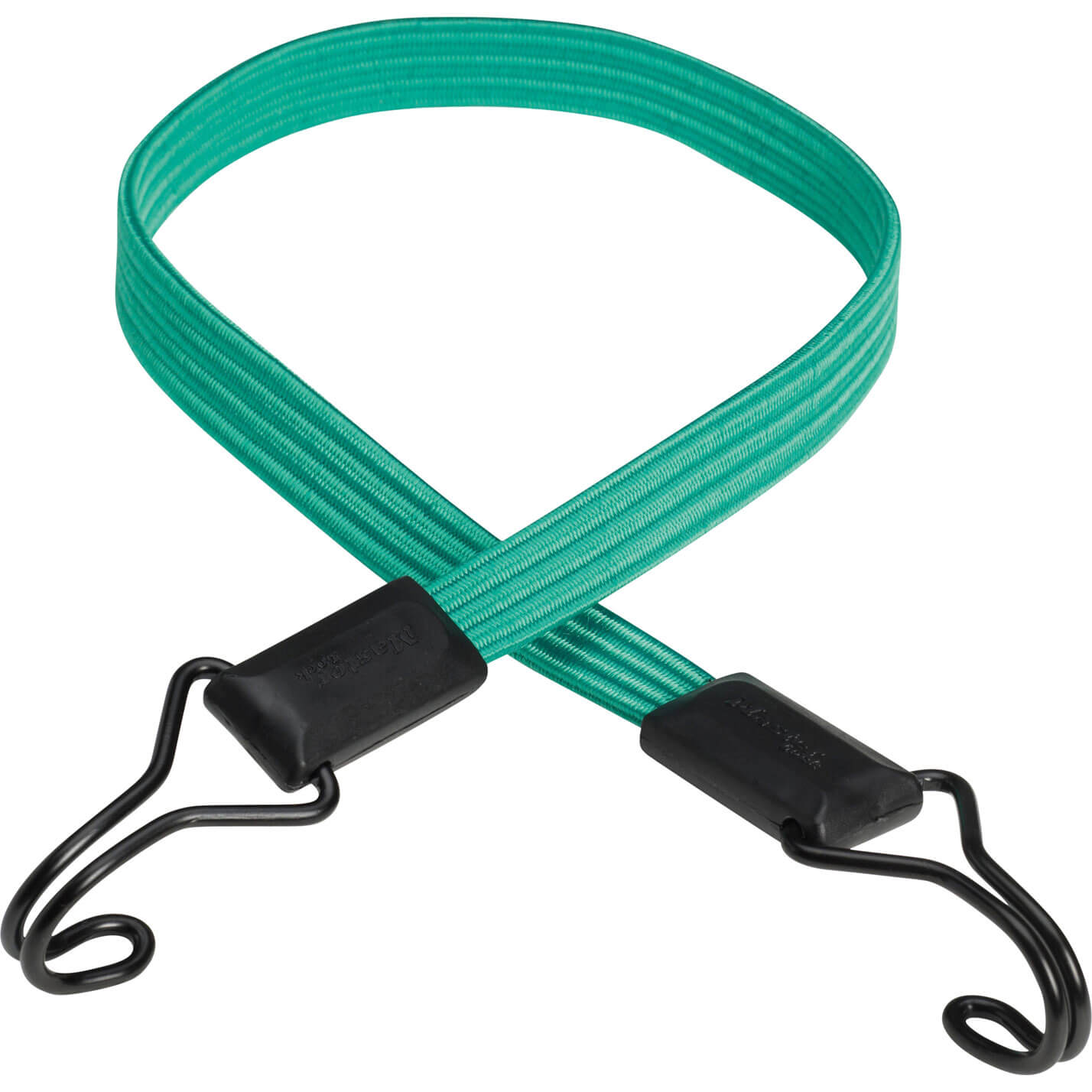 Photo of Masterlock Double Hook Flat Bungee Cord 800mm Green Pack Of 1