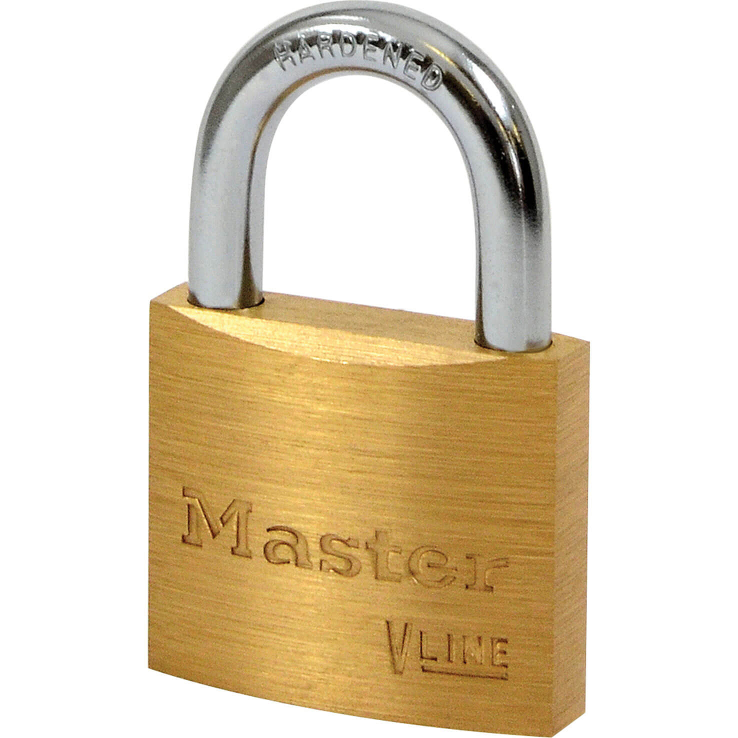 Photo of Masterlock V Line Brass Padlock Keyed Alike 40mm Standard 4232