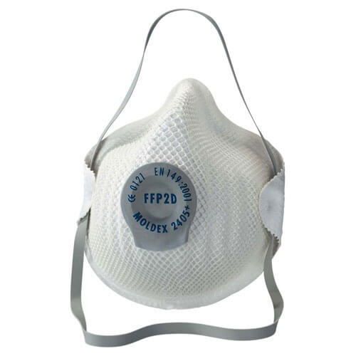 Photo of Moldex 2405 Classic Moulded Disposable Dust Mask Ffp2 Pack Of 3