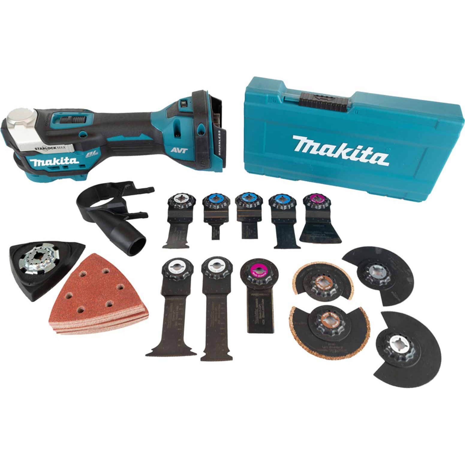 Photo of Makita Dtm52zx2 18v Lxt Cordless Brushless Oscillating Multi Tool And Accessories No Batteries No Charger No Case