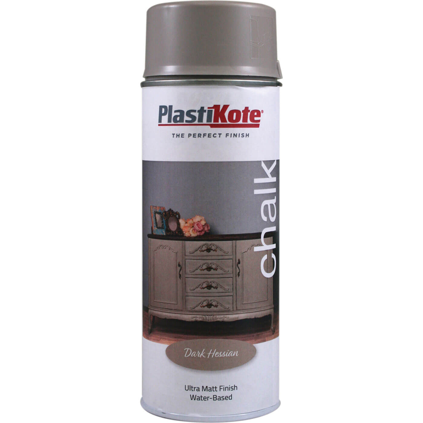 Photo of Plasti-kote Chalk Finish Spray Dark Hessian 400ml