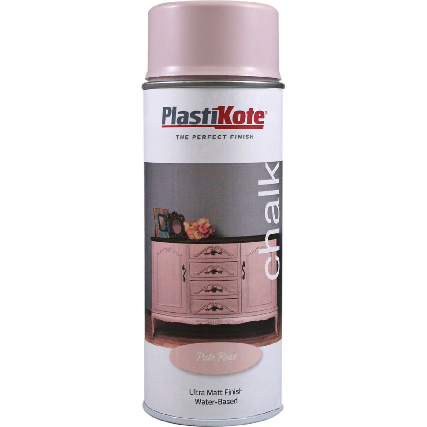 Photo of Plasti-kote Chalk Finish Spray Pale Rose 400ml