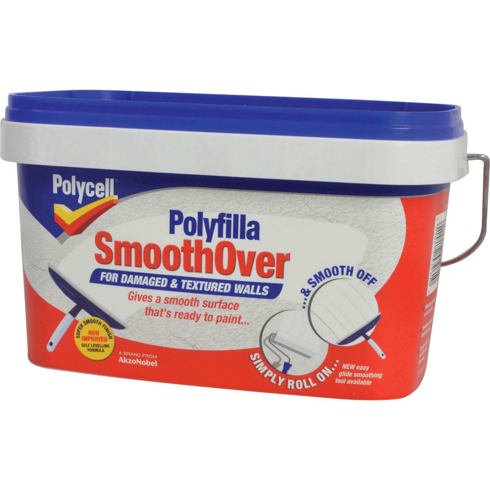 Photo of Polycell Smooth Over For Damaged And Textured Walls 2.5l