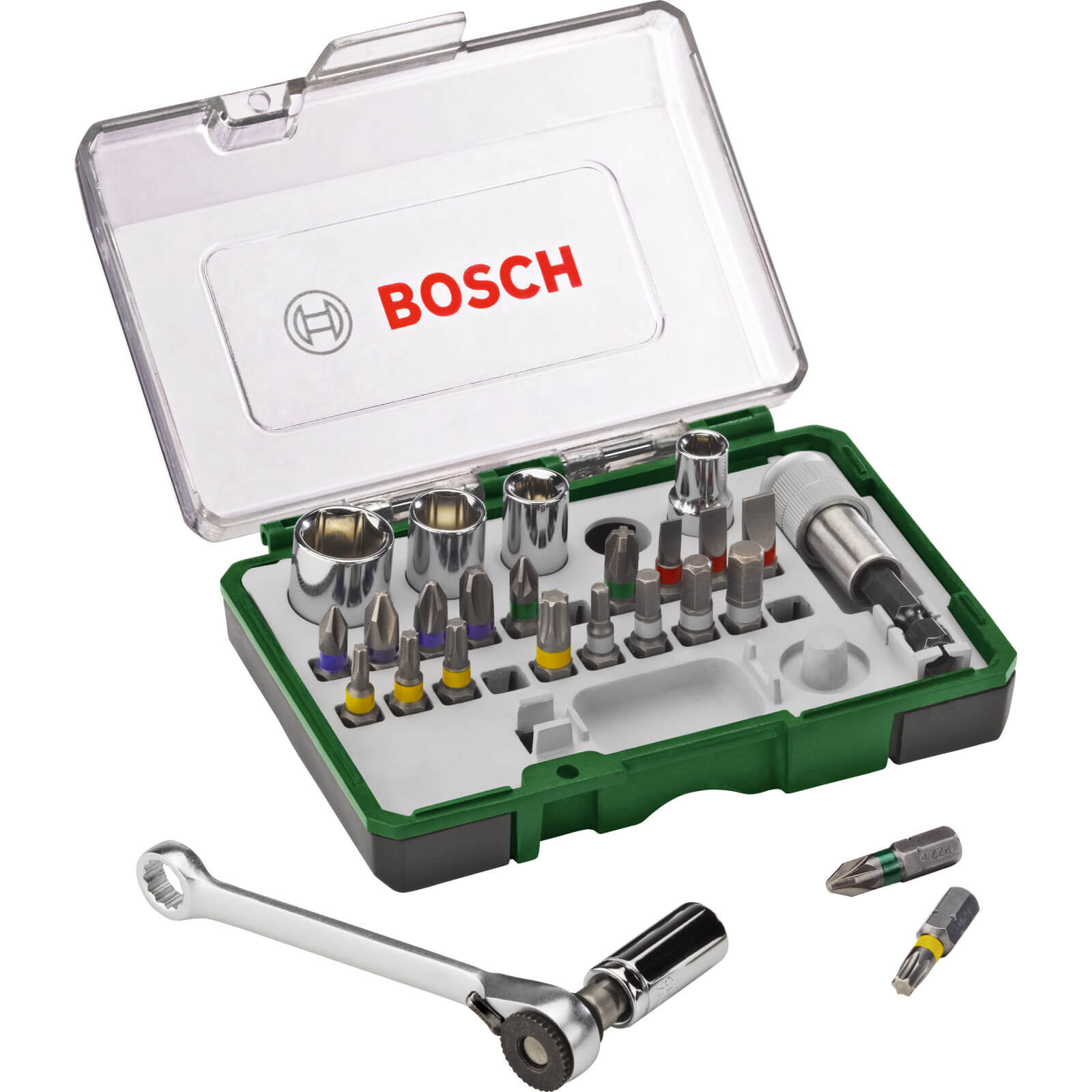 Photo of Bosch 27 Piece Ratchet Screwdriver Bit And Socket Set
