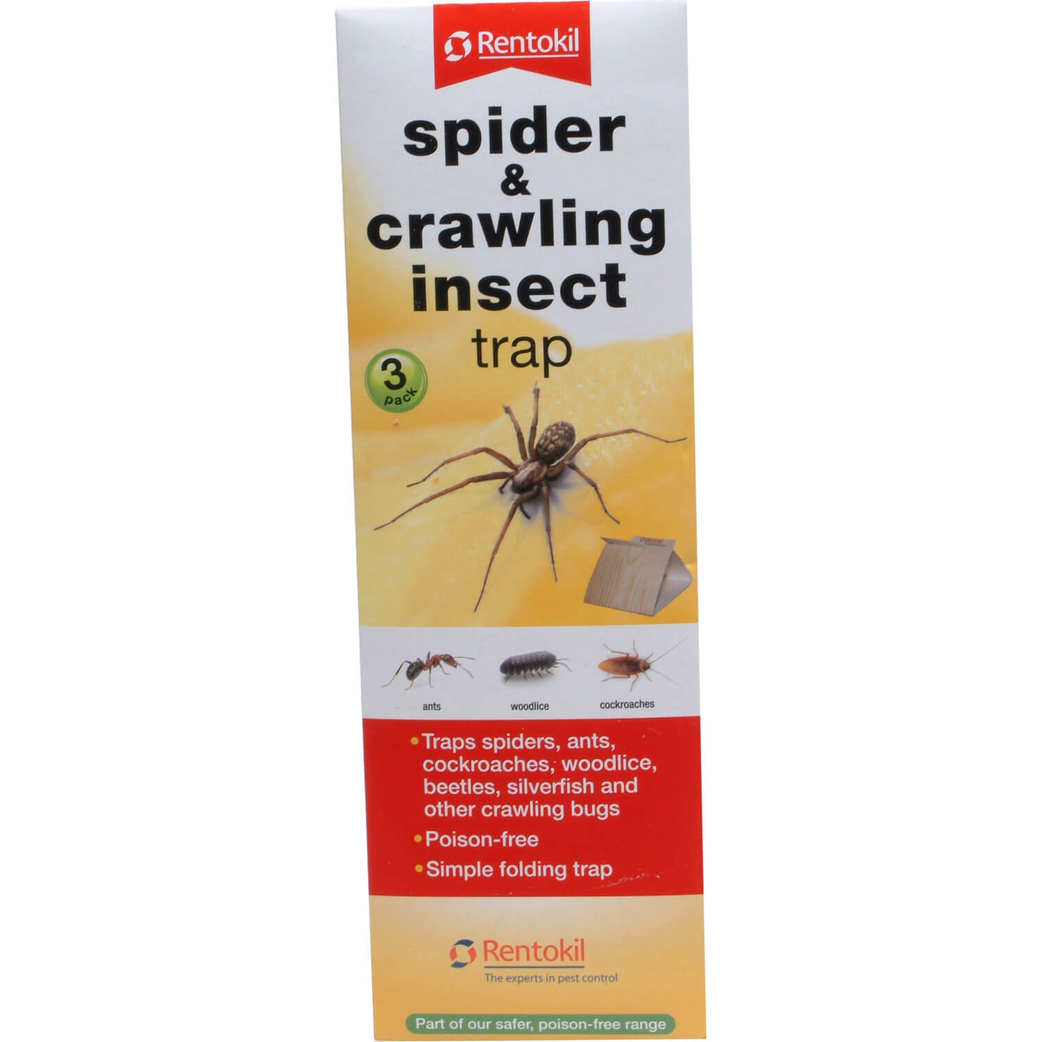 Photo of Rentokil Spider And Crawling Insect Trap Pack Of 3
