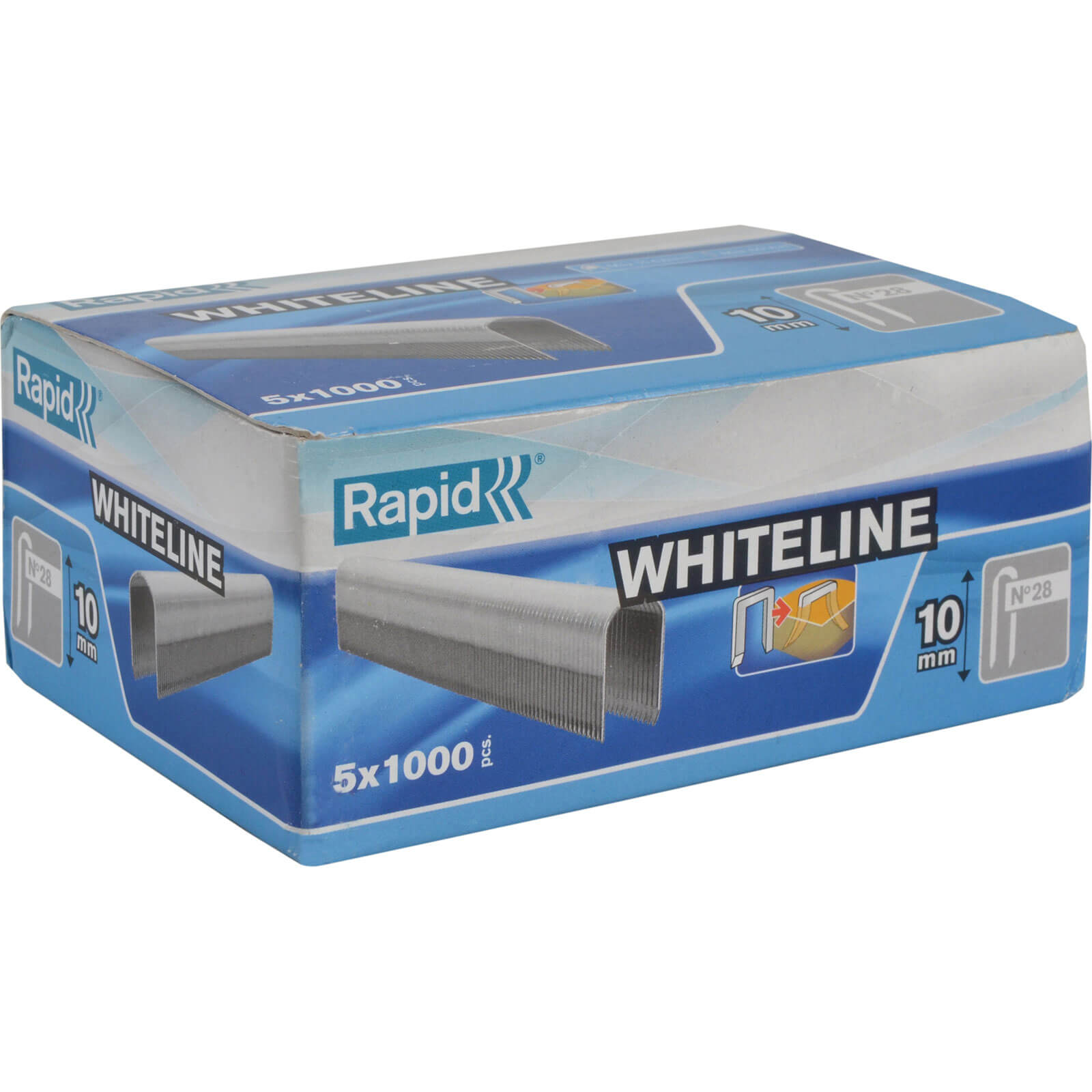 Photo of Rapid 28 White Staples 10mm Pack Of 5000
