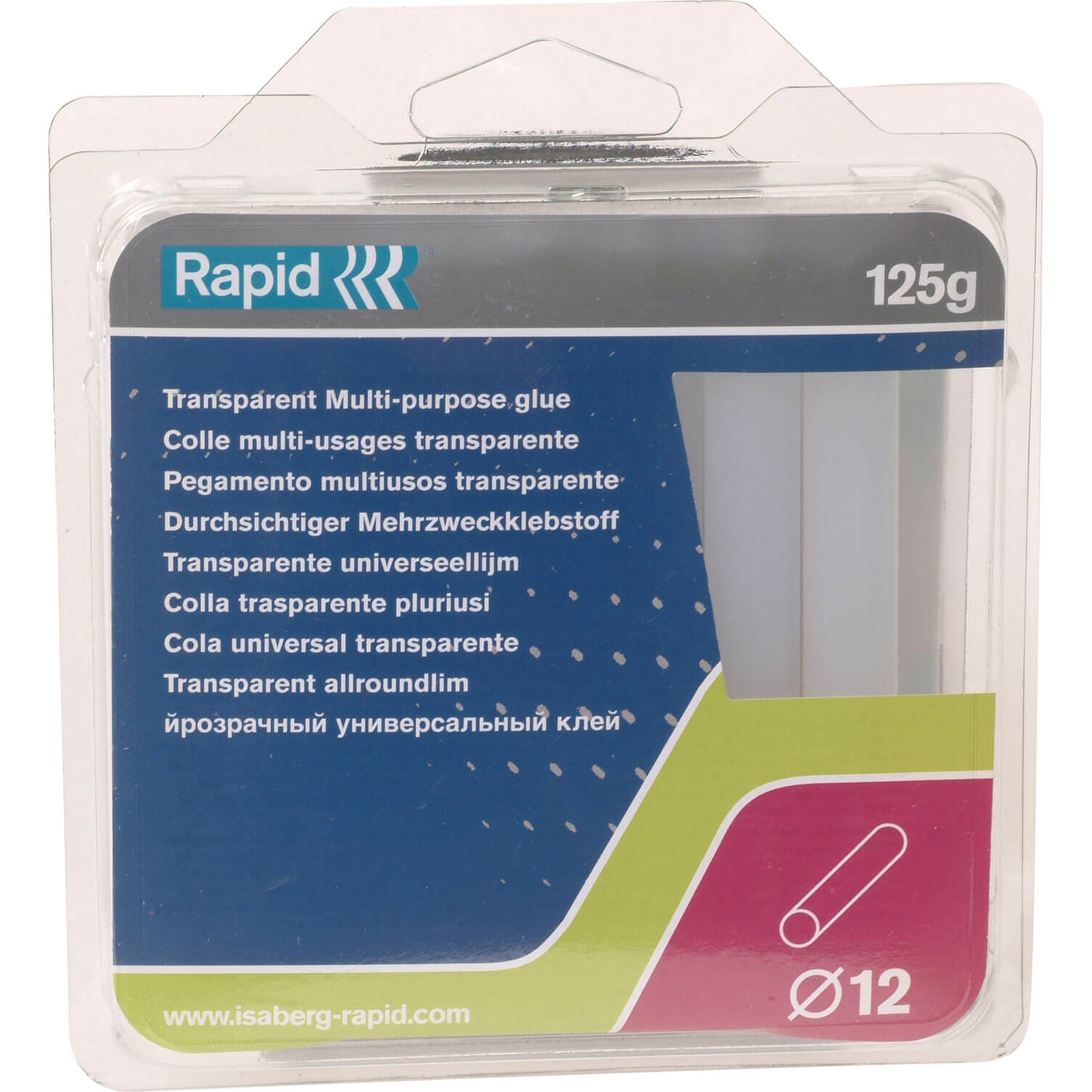 Photo of Rapid Multi Purpose White Glue Sticks 12mm 94mm Pack Of 13