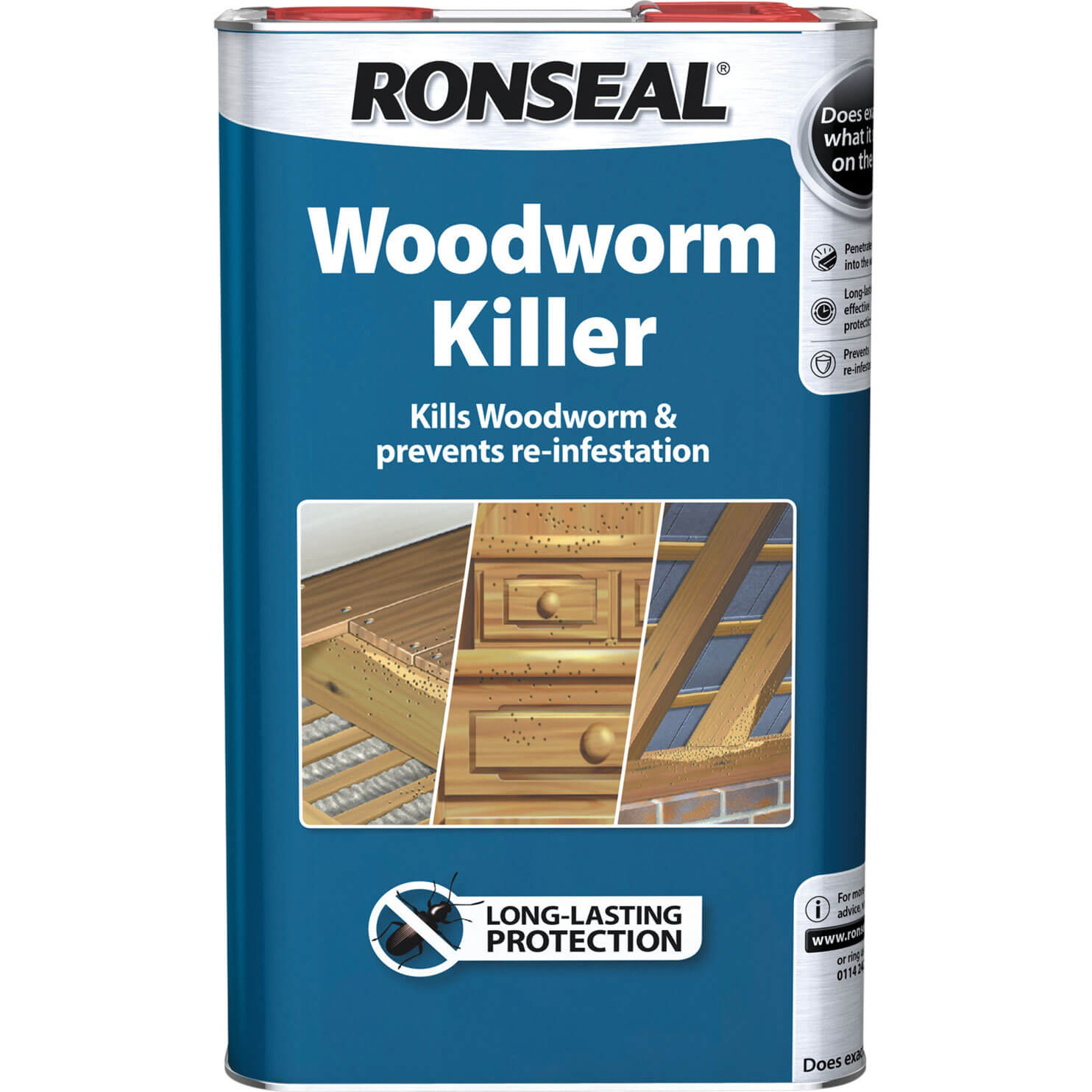 Photo of Ronseal Woodworm Killer 5l