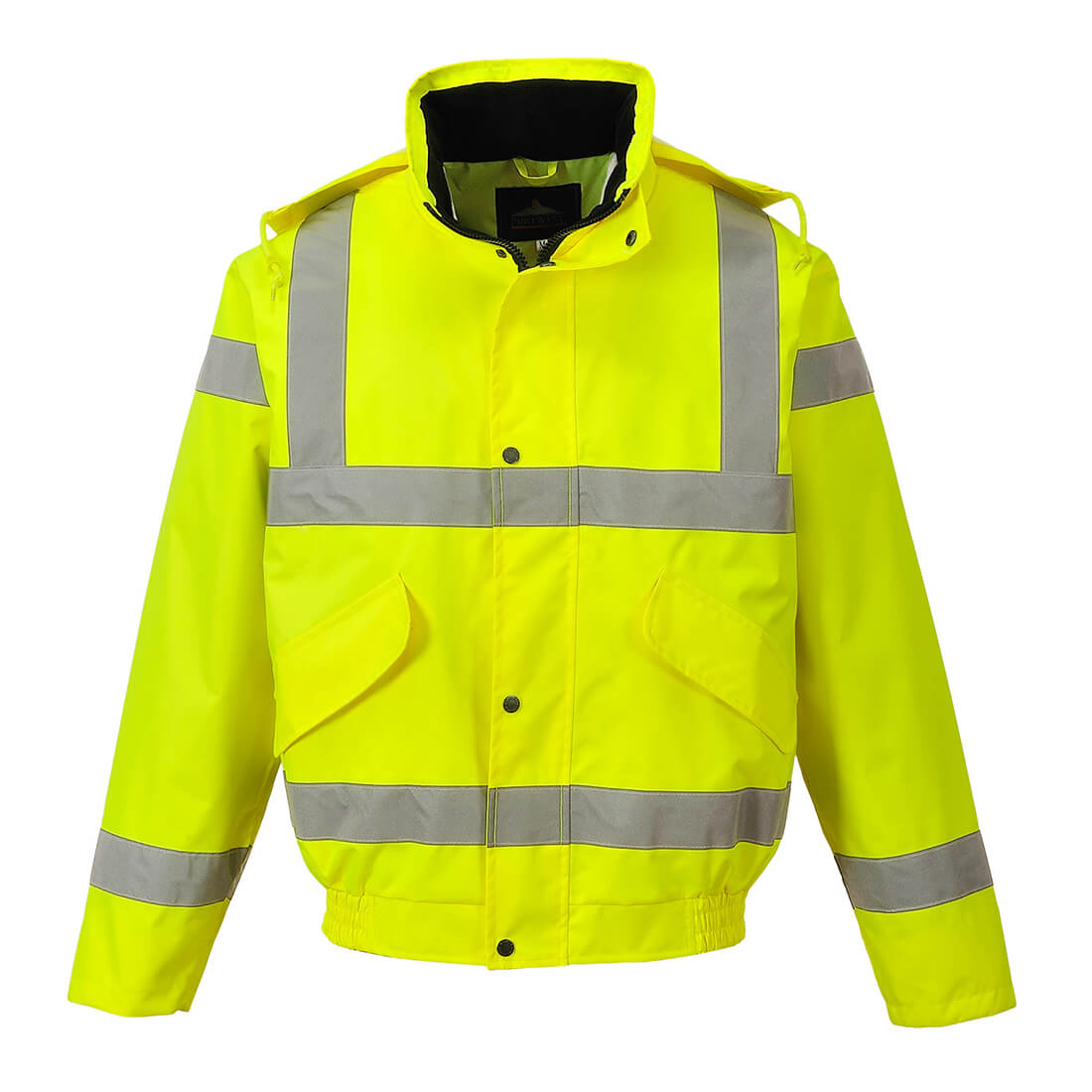 Photo of Oxford Weave 300d Class 3 Breathable Hi Vis Bomber Jacket Yellow M