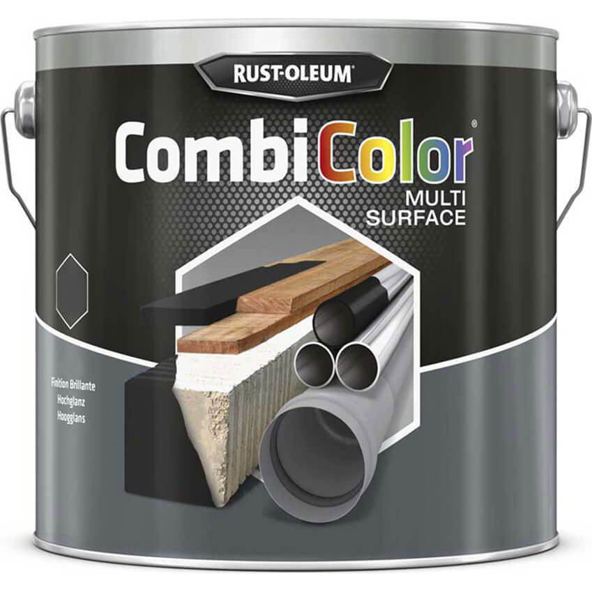 Photo of Rust Oleum Combicolor Multi Surface Paint Traffic White 750ml