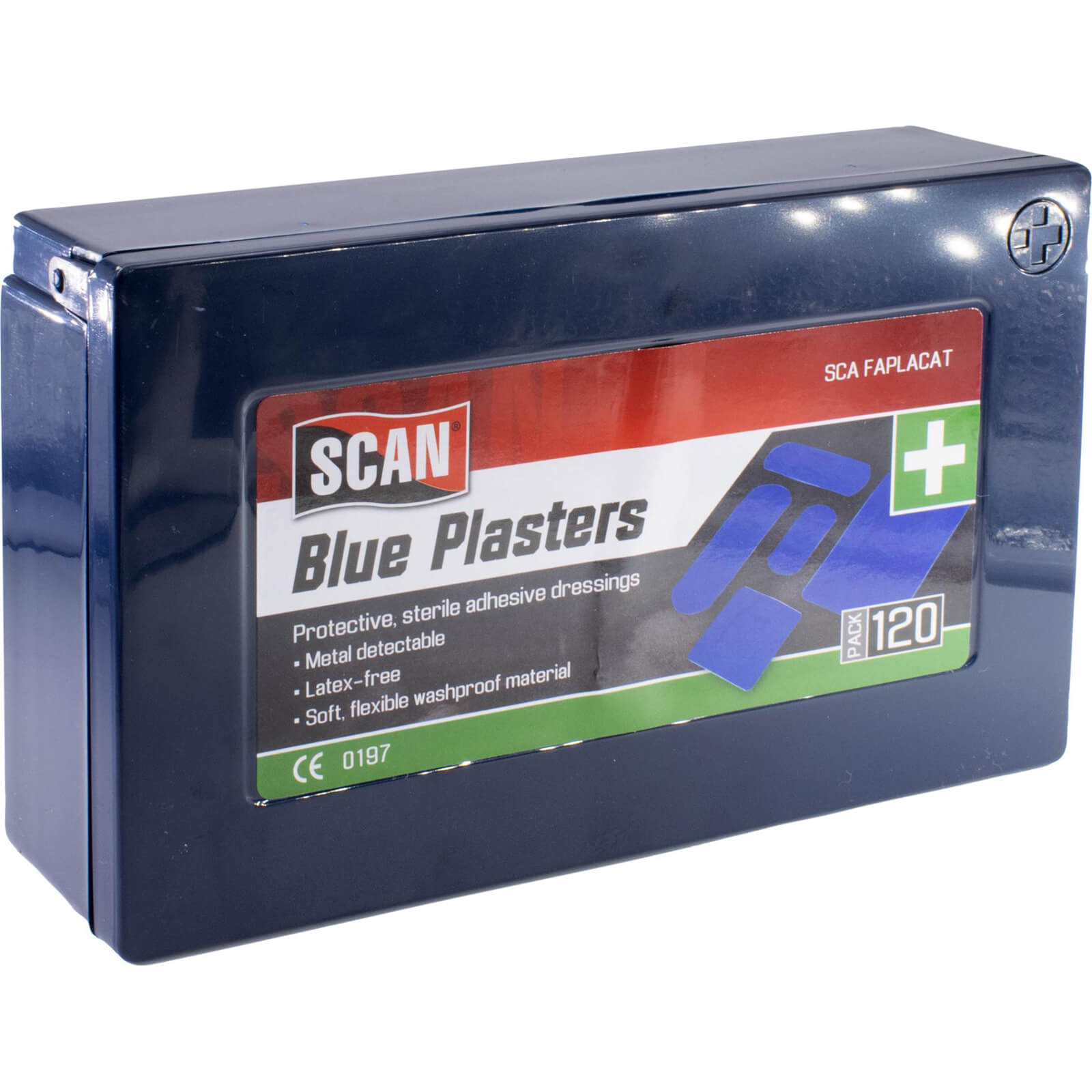 Photo of Scan Assorted Hydroscopic Blue Plasters Pack Of 100