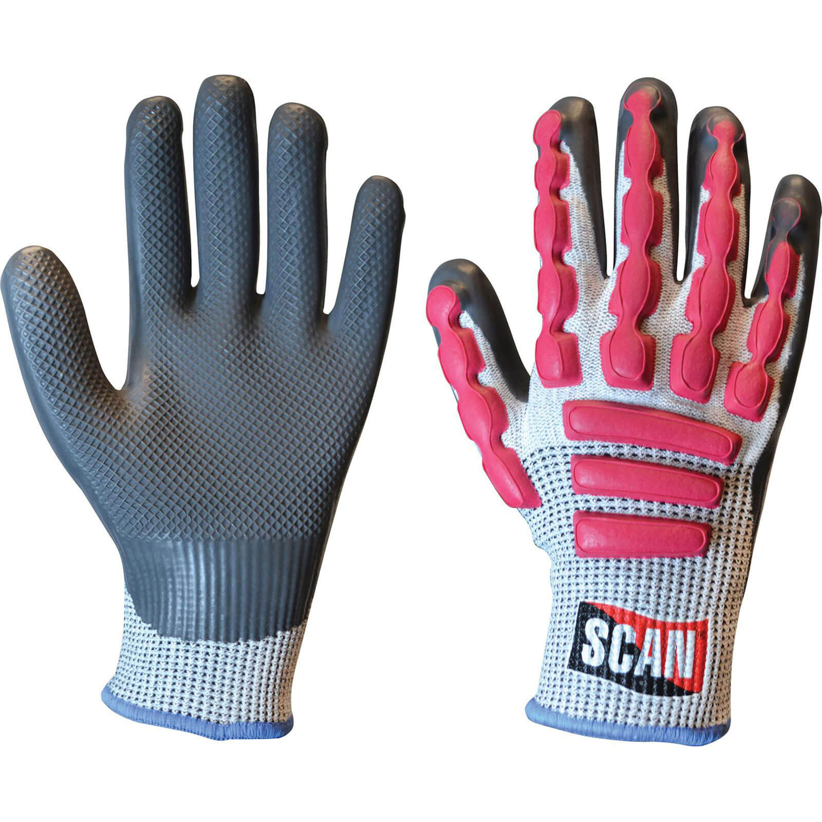 Photo of Scan Anti Impact Latex Cut 5 Gloves L