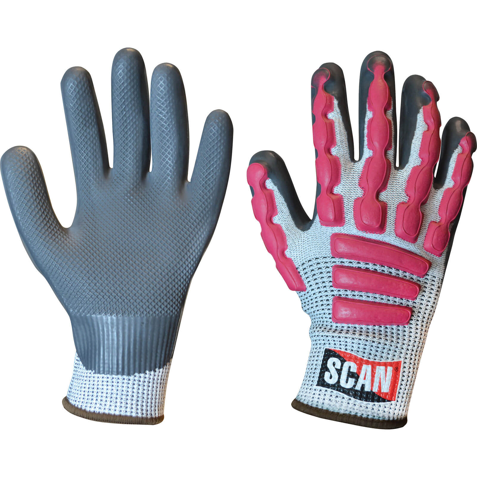Photo of Scan Anti Impact Latex Cut 5 Gloves Xl