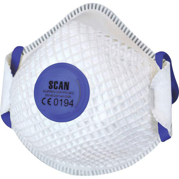 Photo of Scan Ffp2 Moulded Duranet Disposable Mask Pack Of 2