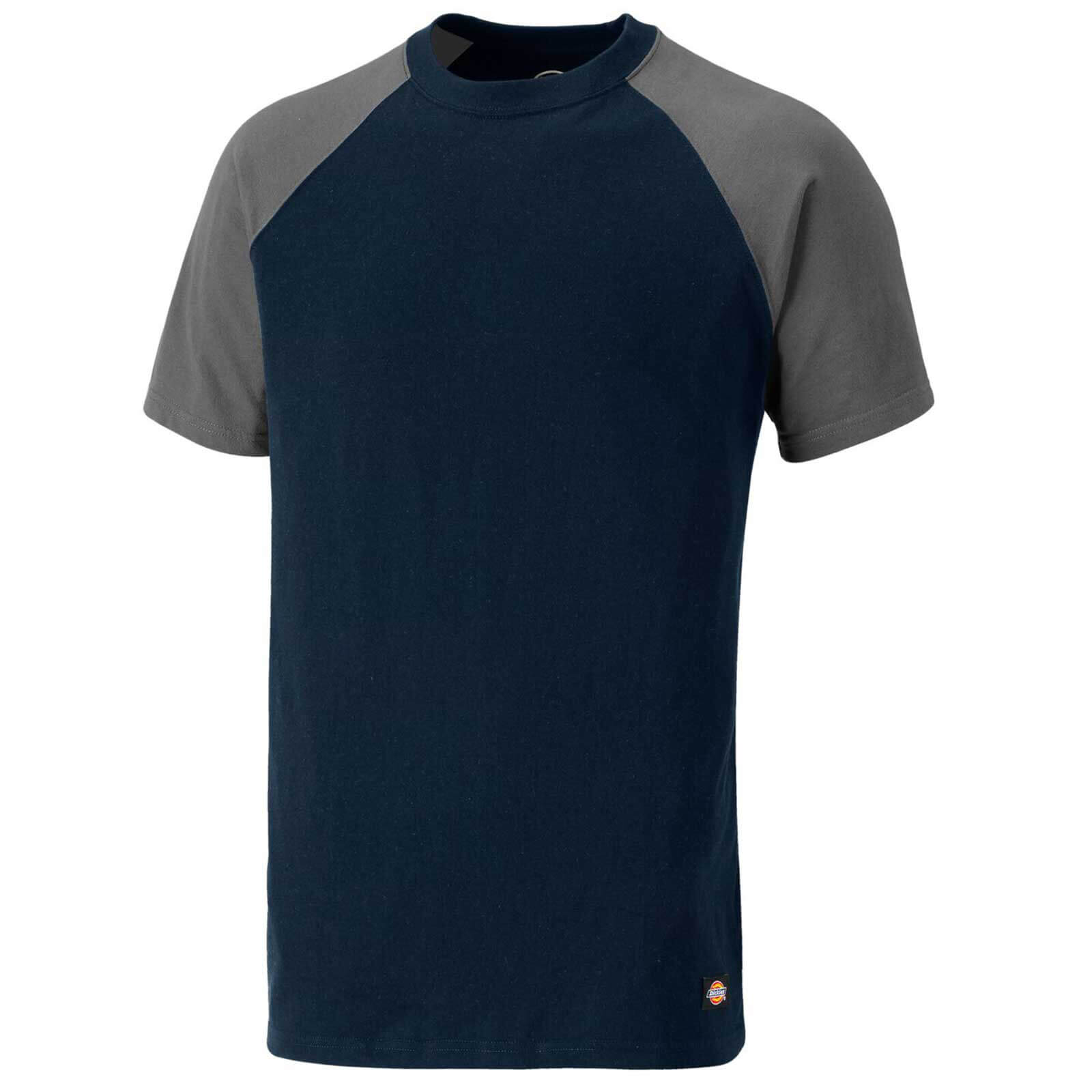 Photo of Dickies Mens Two Tone T-shirt Navy / Grey L