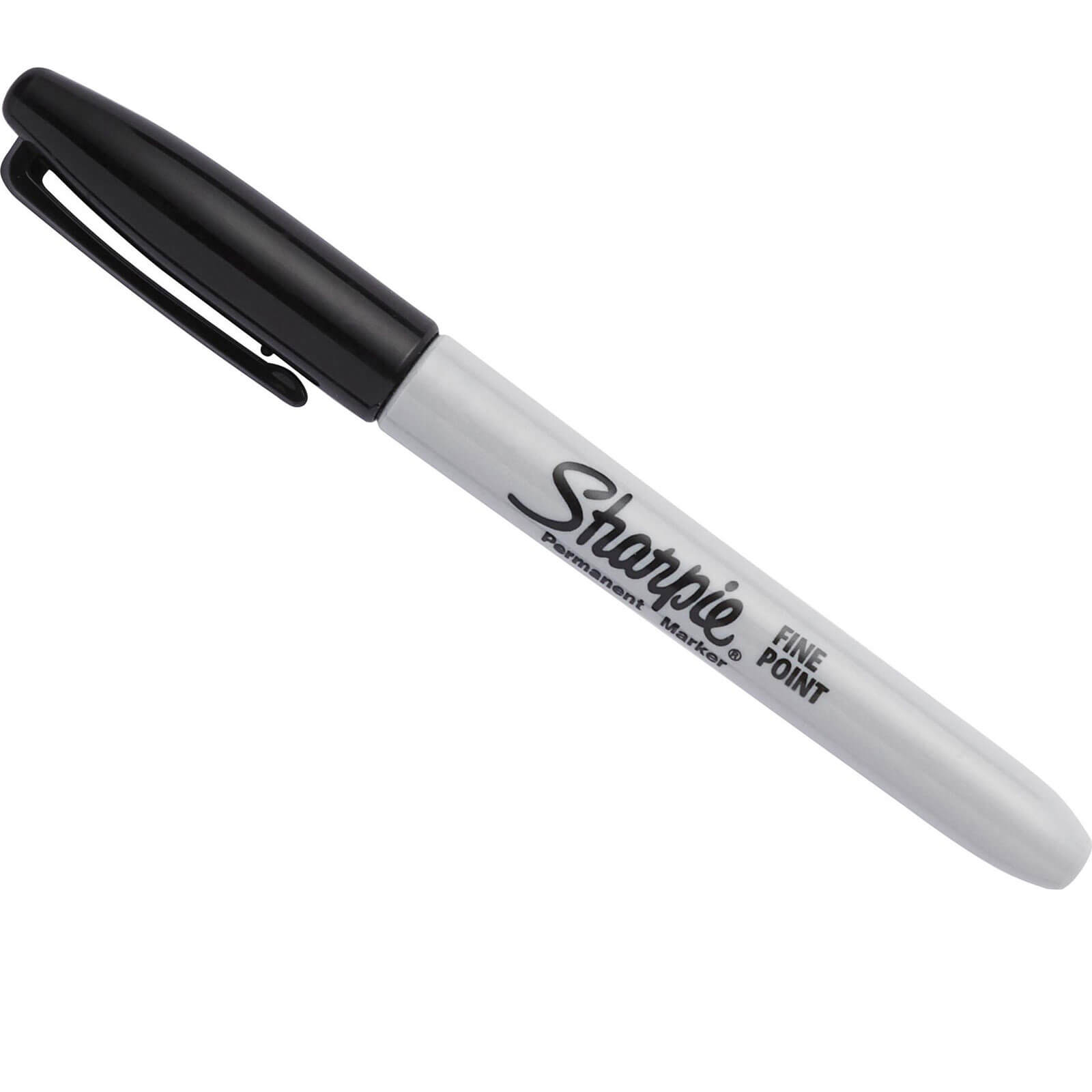 Photo of Sharpie Fine Tip Permanent Marker Pen Black Pack Of 1