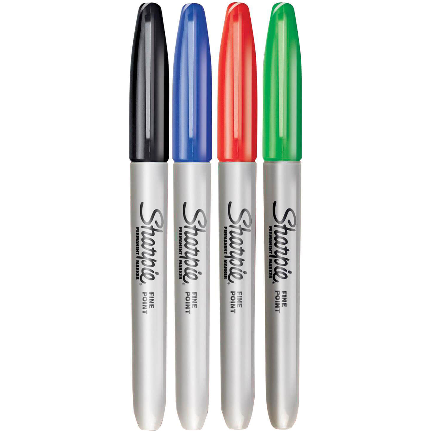 Photo of Sharpie Fine Tip Permanent Marker Pen Assorted Pack Of 4