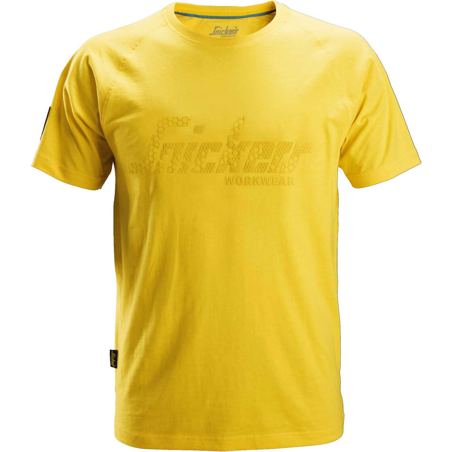 Photo of Snickers 2580 Mens Logo T-shirt Yellow Xl