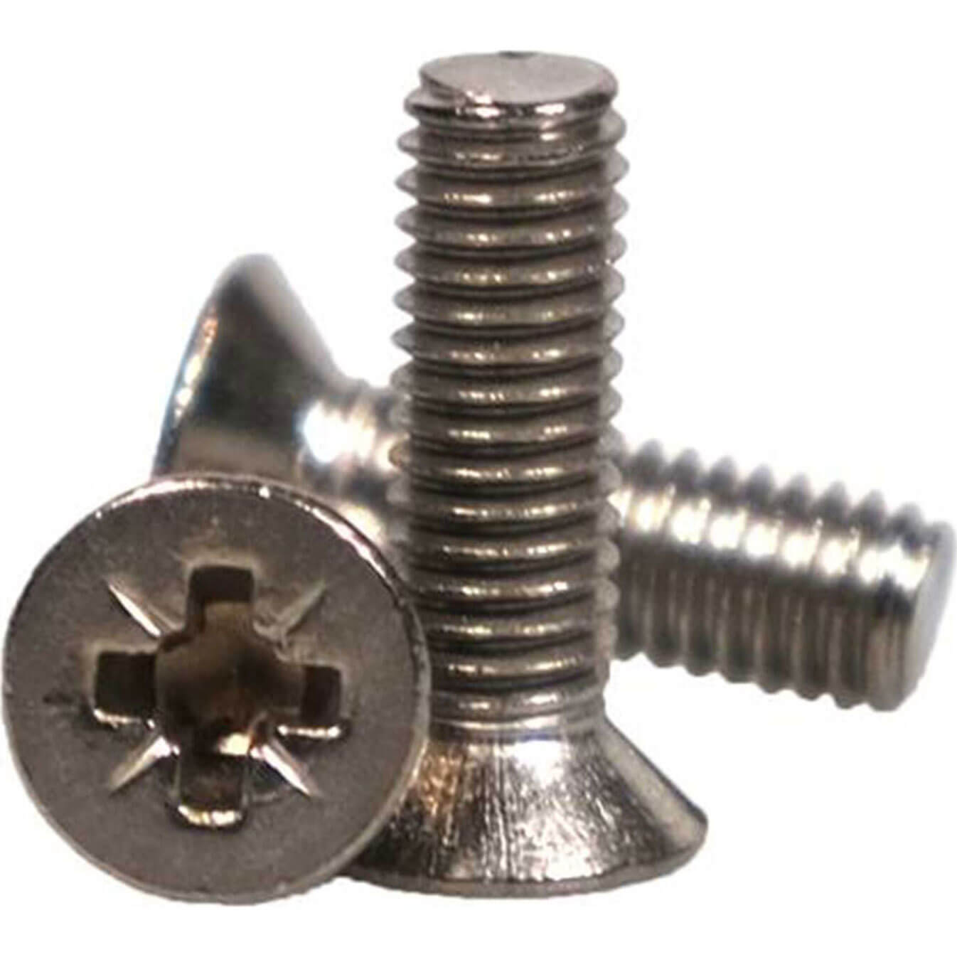 Photo of Sirius Countersunk Machine Screw Pozi A2 304 Stainless Steel M6 40mm Pack Of 1