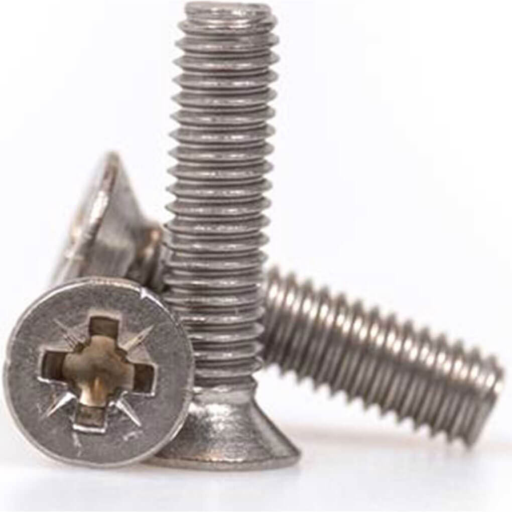 Photo of Sirius Countersunk Machine Screw Pozi A4 316 Stainless Steel M6 25mm Pack Of 1