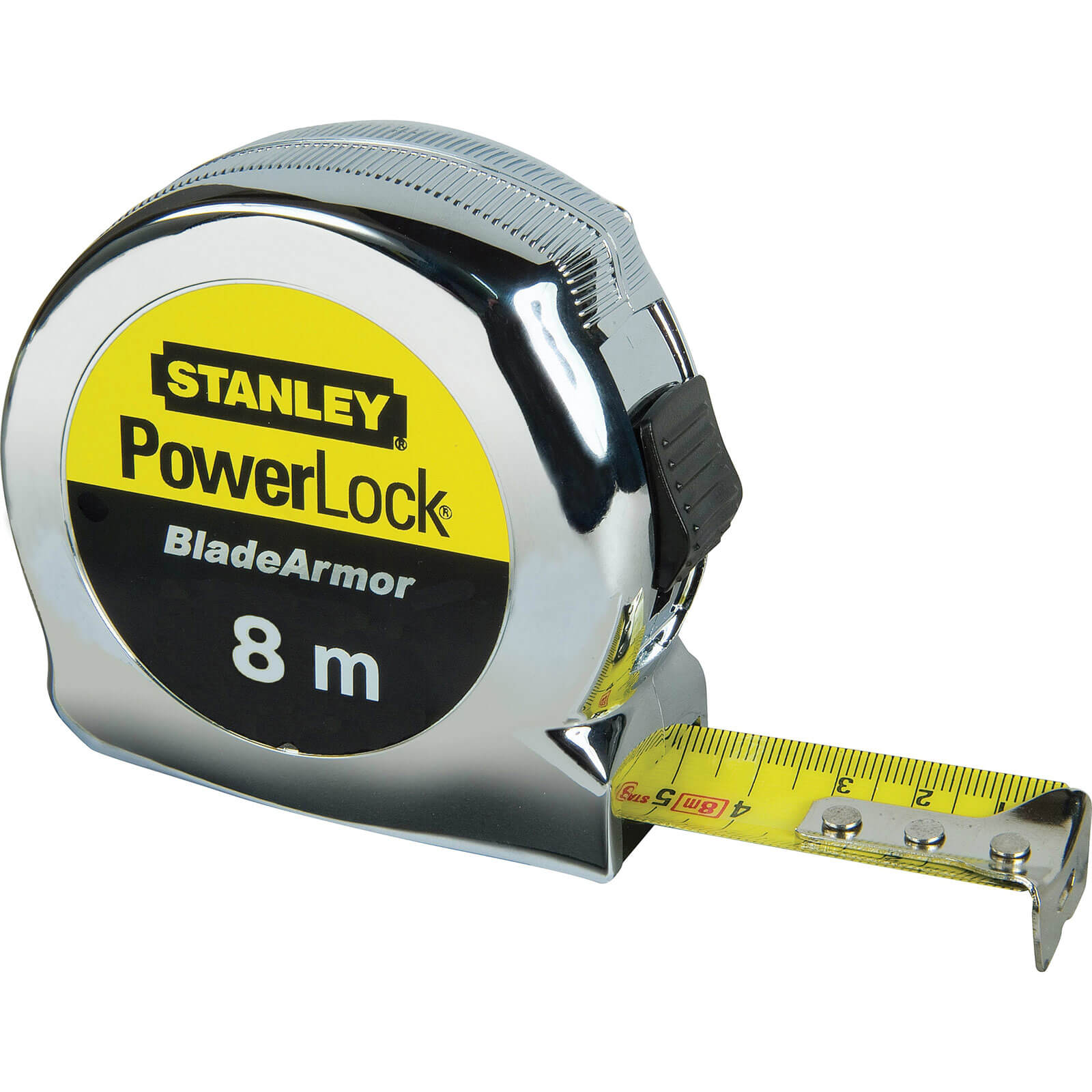 Photo of Stanley Powerlock Blade Armor Tape Measure Metric 8m 25mm