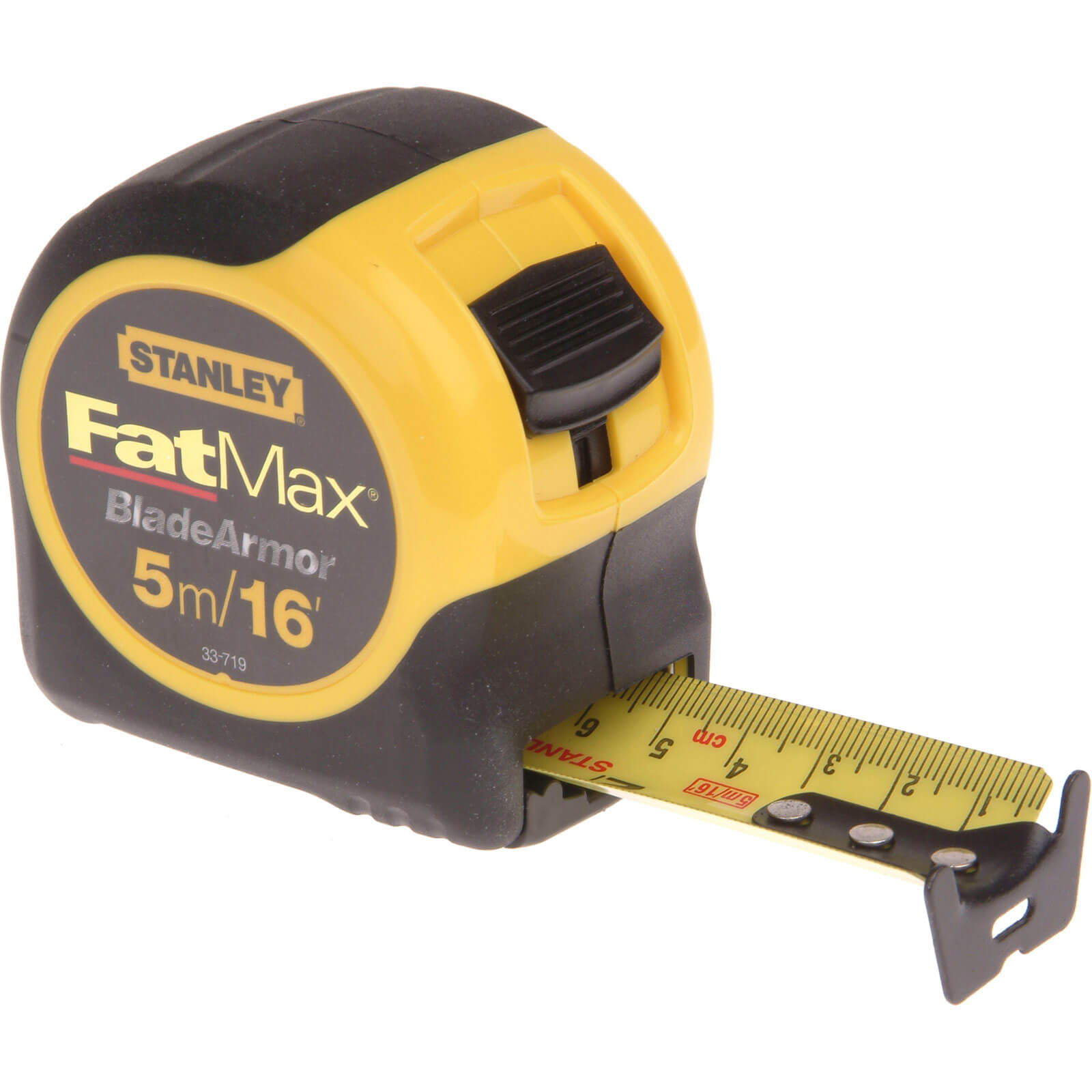 Photo of Stanley Fatmax Blade Armor Tape Measure Imperial & Metric 16ft / 5m 32mm
