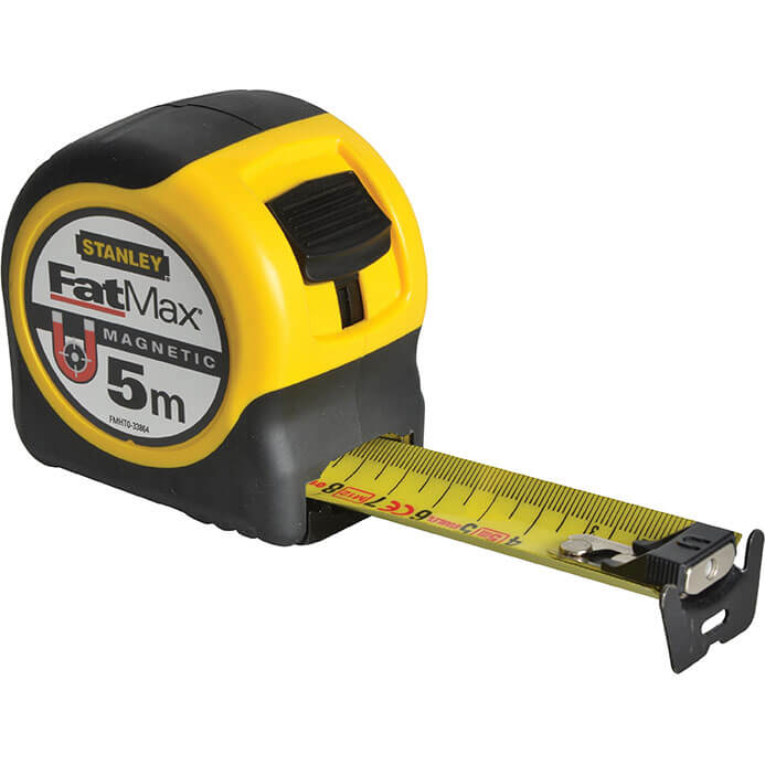Photo of Stanley Fatmax Blade Armor Magnetic Tape Measure Metric 5m 32mm