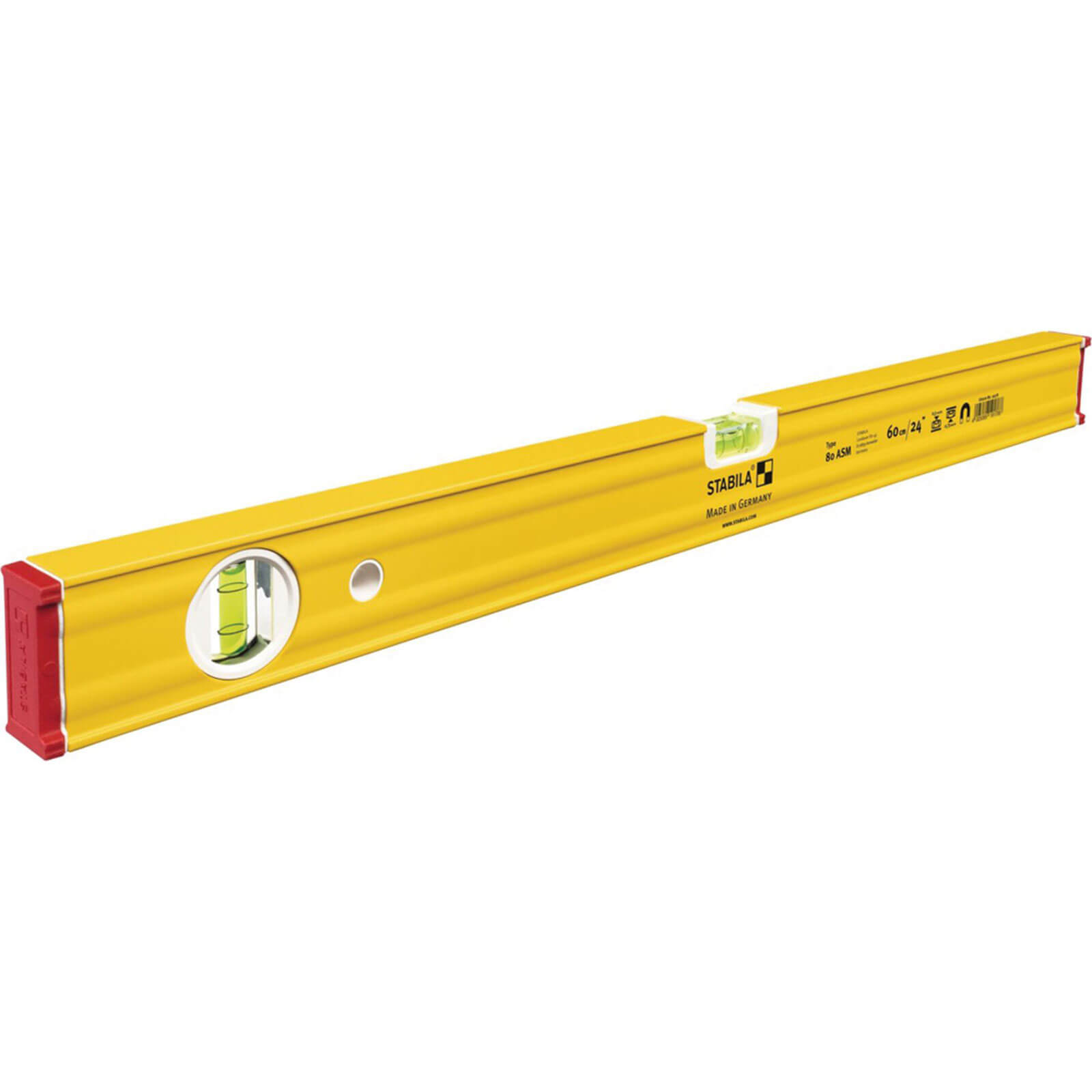 Photo of Stabila 80 Asm 2 Vial Magnetic Spirit Level 24