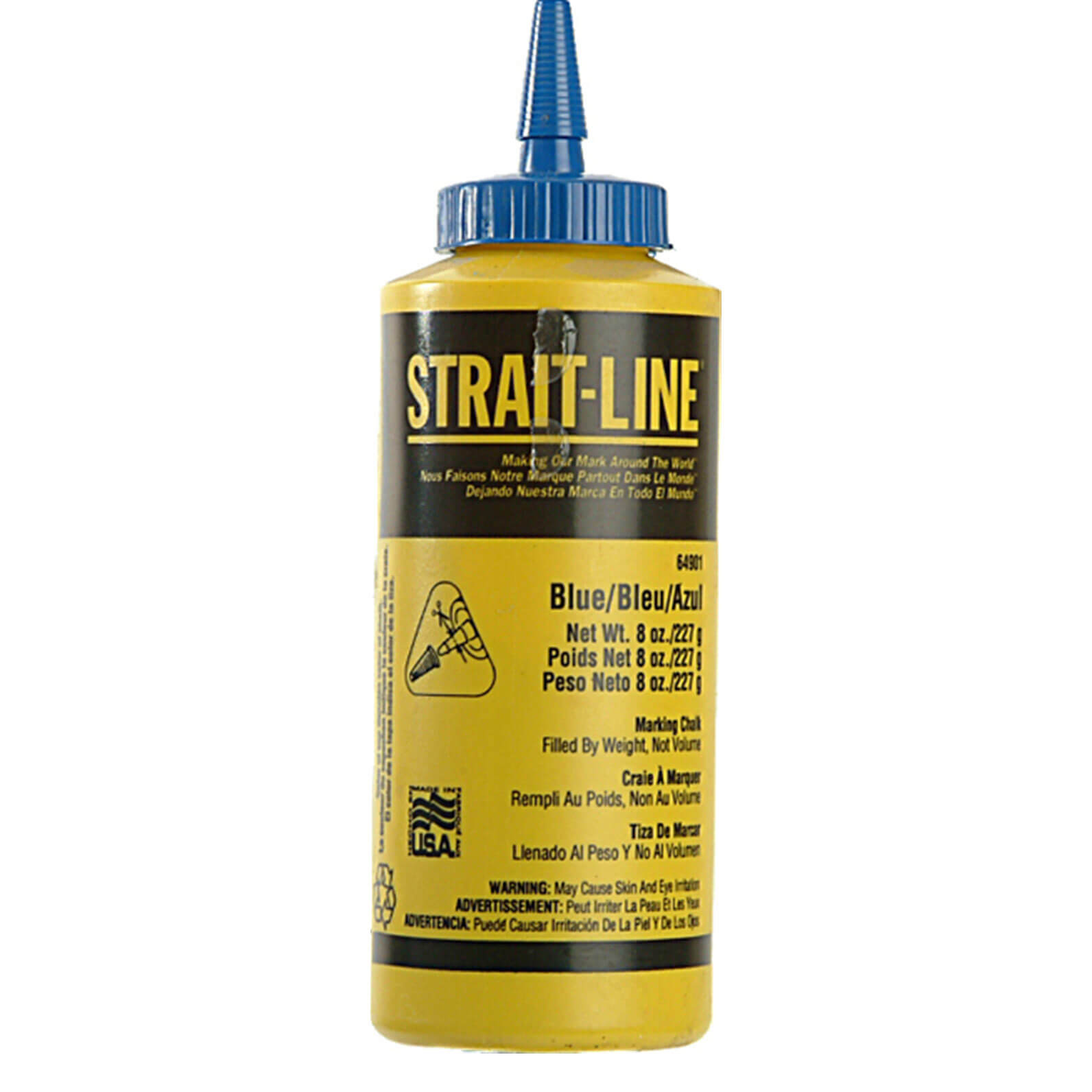 Photo of Straitline Chalk Refill Permanent Blue