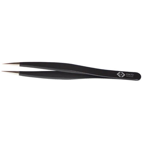 Photo of Ck Precision Esd Tweezers Thick Flat Edges And Smooth Tips