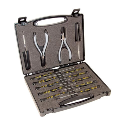 Photo of Ck 14 Piece Esd Precision Screwdriver And Plier Tool Kit