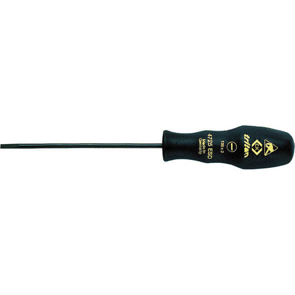 Photo of Ck Triton Esd Parallel Slotted Screwdriver 3mm 75mm