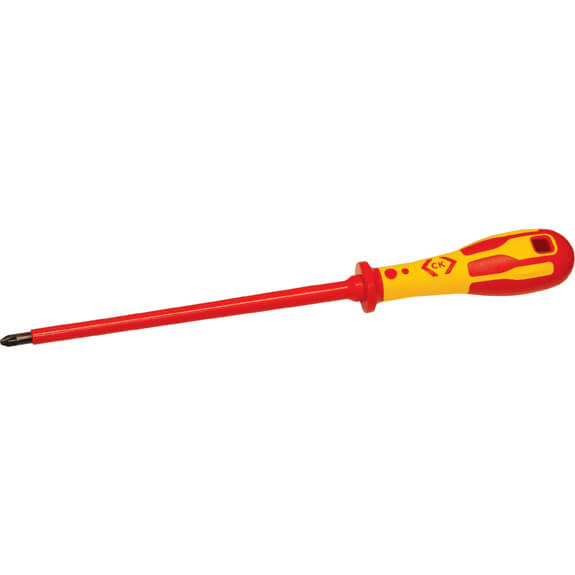 Photo of Ck Dextro Vde Insulated Pozi Screwdriver Pz2 200mm