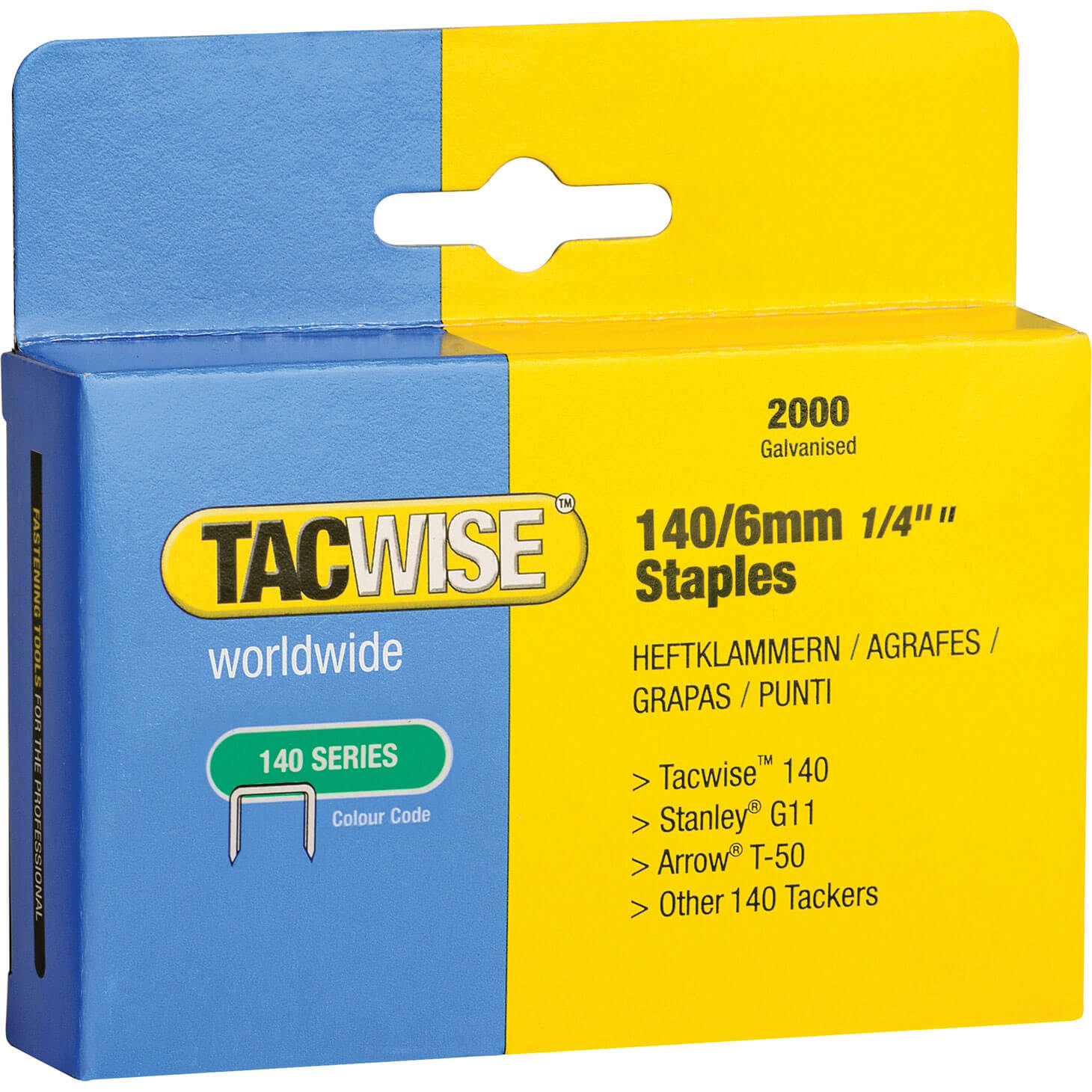 Photo of Tacwise 140 Staples 6mm Pack Of 2000