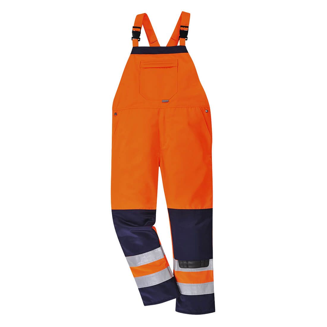 Photo of Portwest Girona Hi Vis Bib And Brace Orange / Navy S