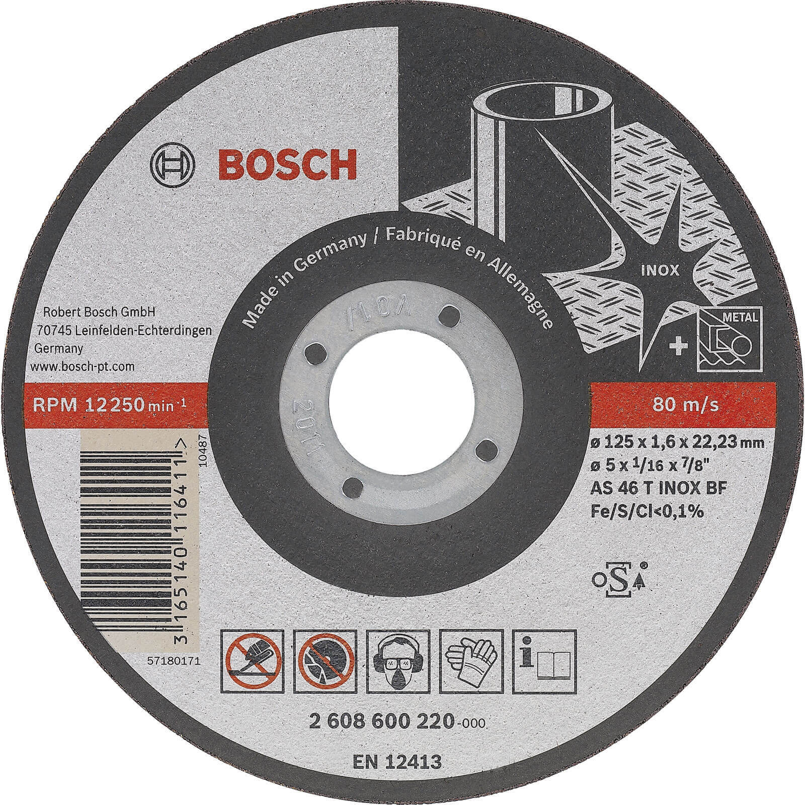 Photo of Bosch Rapido Best Inox Cutting Disc 115mm 1mm 22mm
