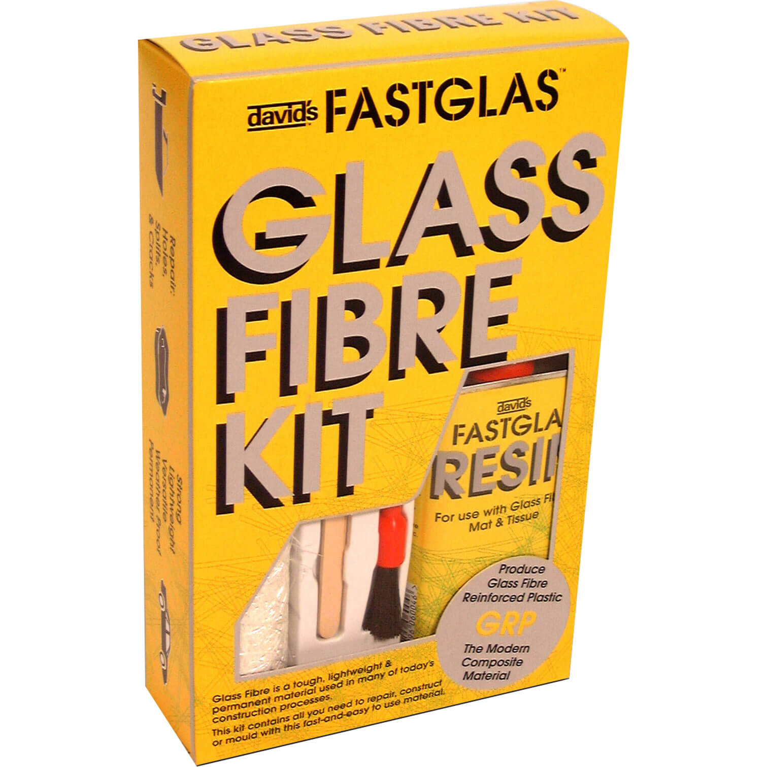 Photo of Upo Isopon Fastglas Resin And Glass Fibre Kit S