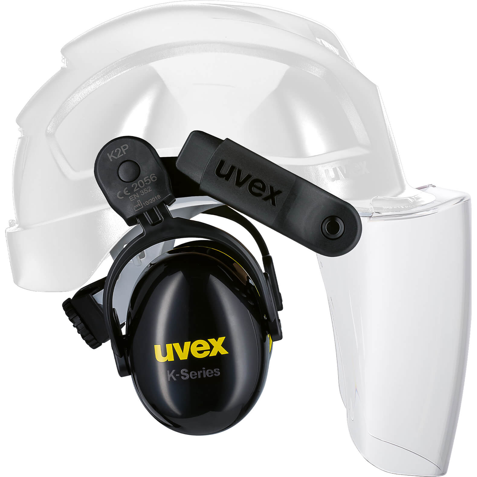 Photo of Uvex Pheos Magnetic Safety Helmet Visor And Ear Defenders