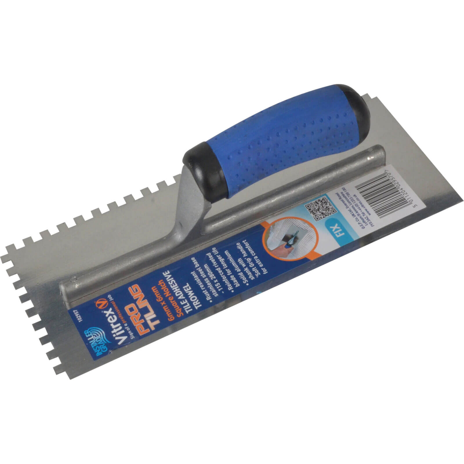Photo of Vitrex Professional Stainless Steel Adhesive Trowel