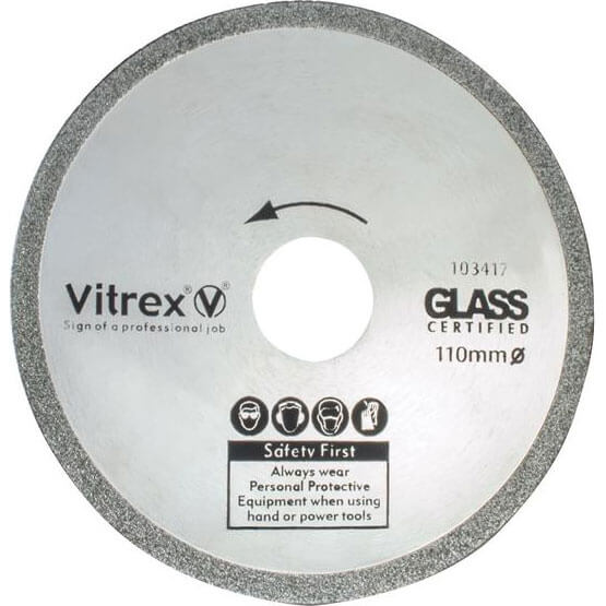 Photo of Vitrex Diamond Glass Cutting Blade 110mm