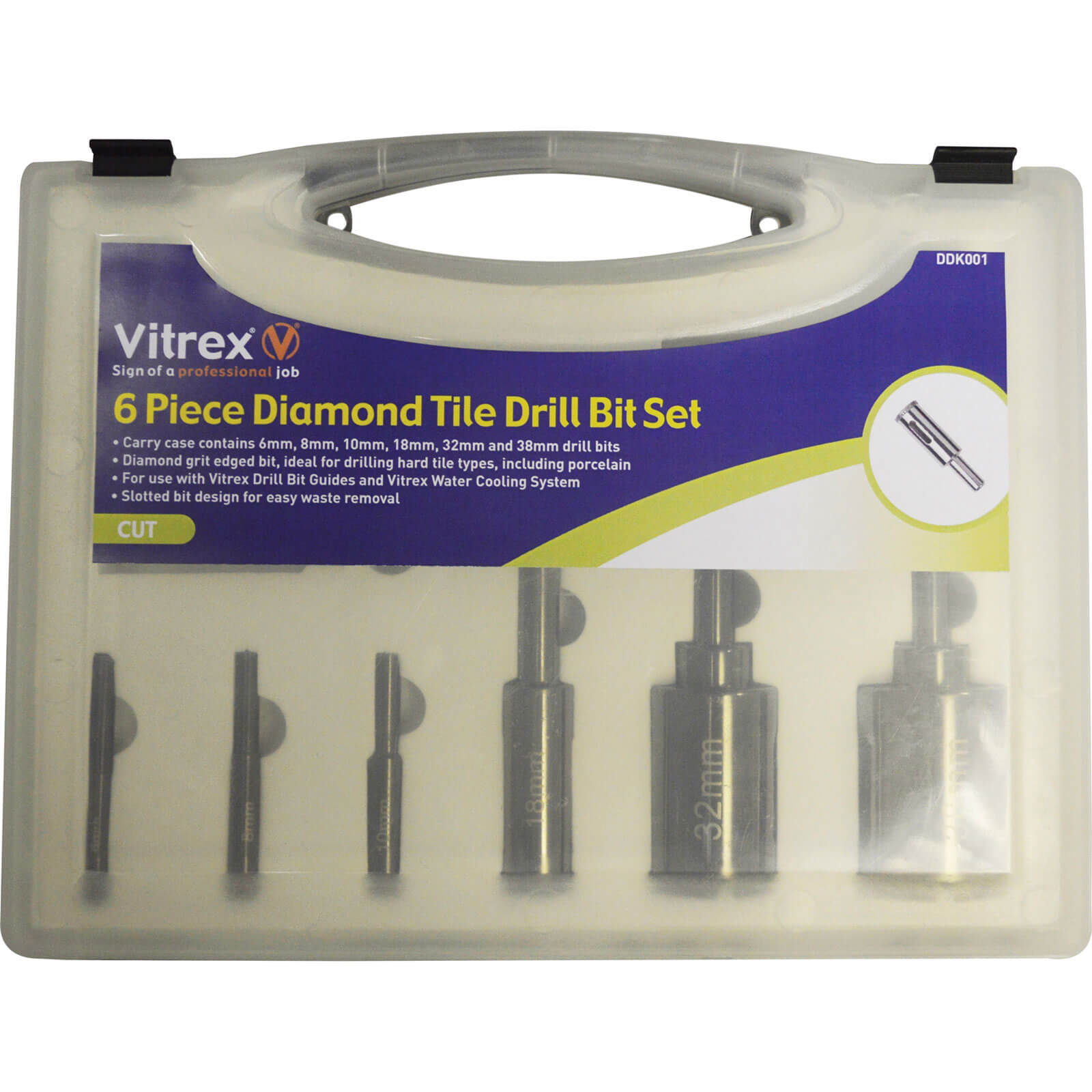 Photo of Vitrex 6 Piece Porcelain Drill Kit