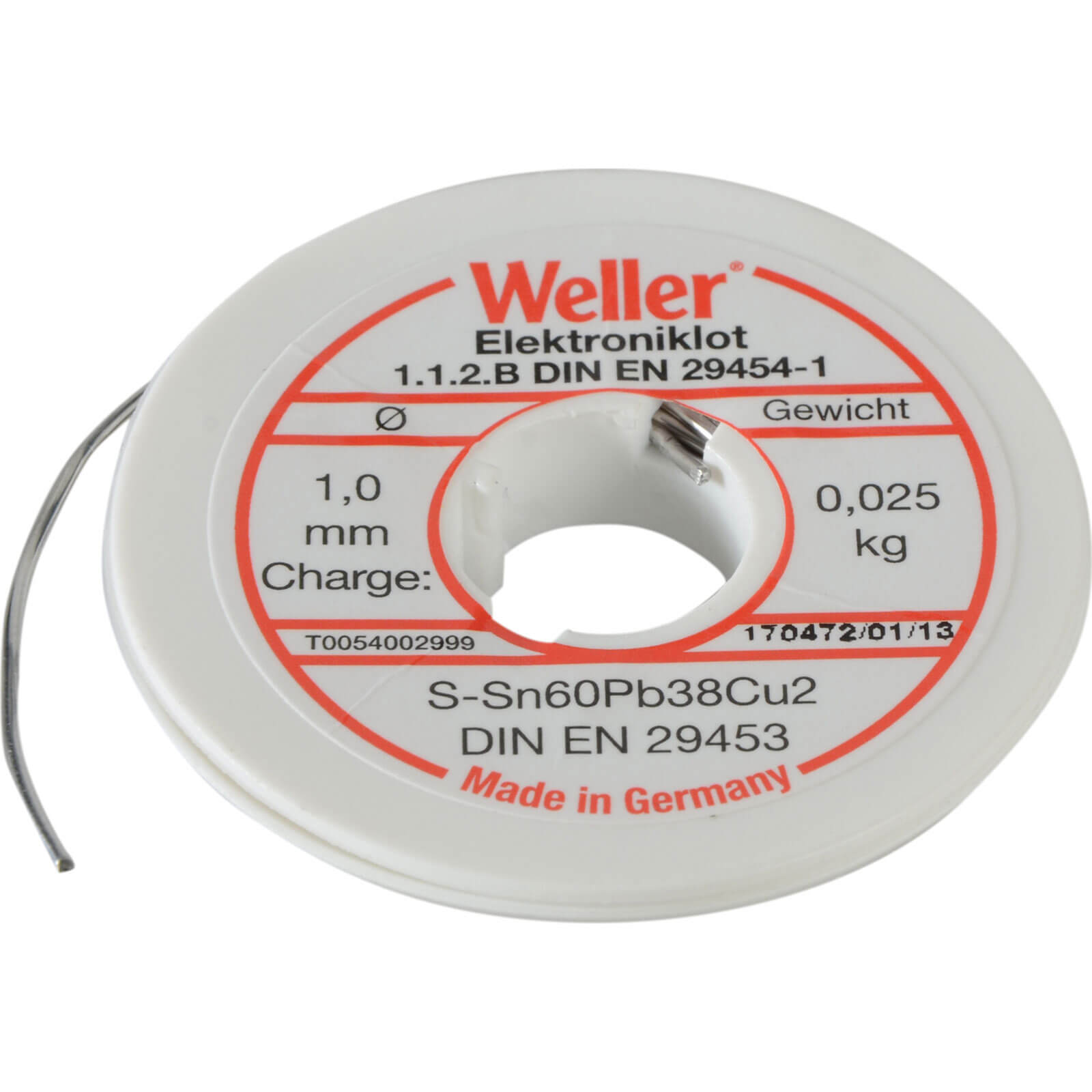 Photo of Weller Resin Core Electronic Solder Reel