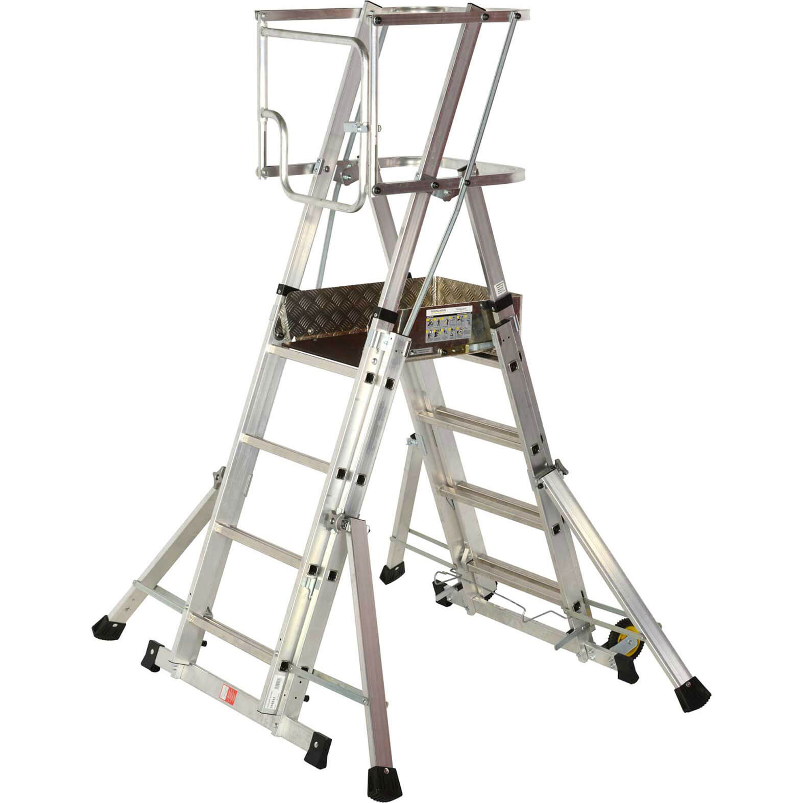 Youngman TELEGUARD Telescopic Platform Ladder 2.4m