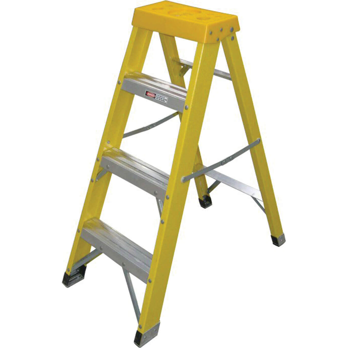 Photo of Zarges Fibreglass Swingback Step Ladder 4