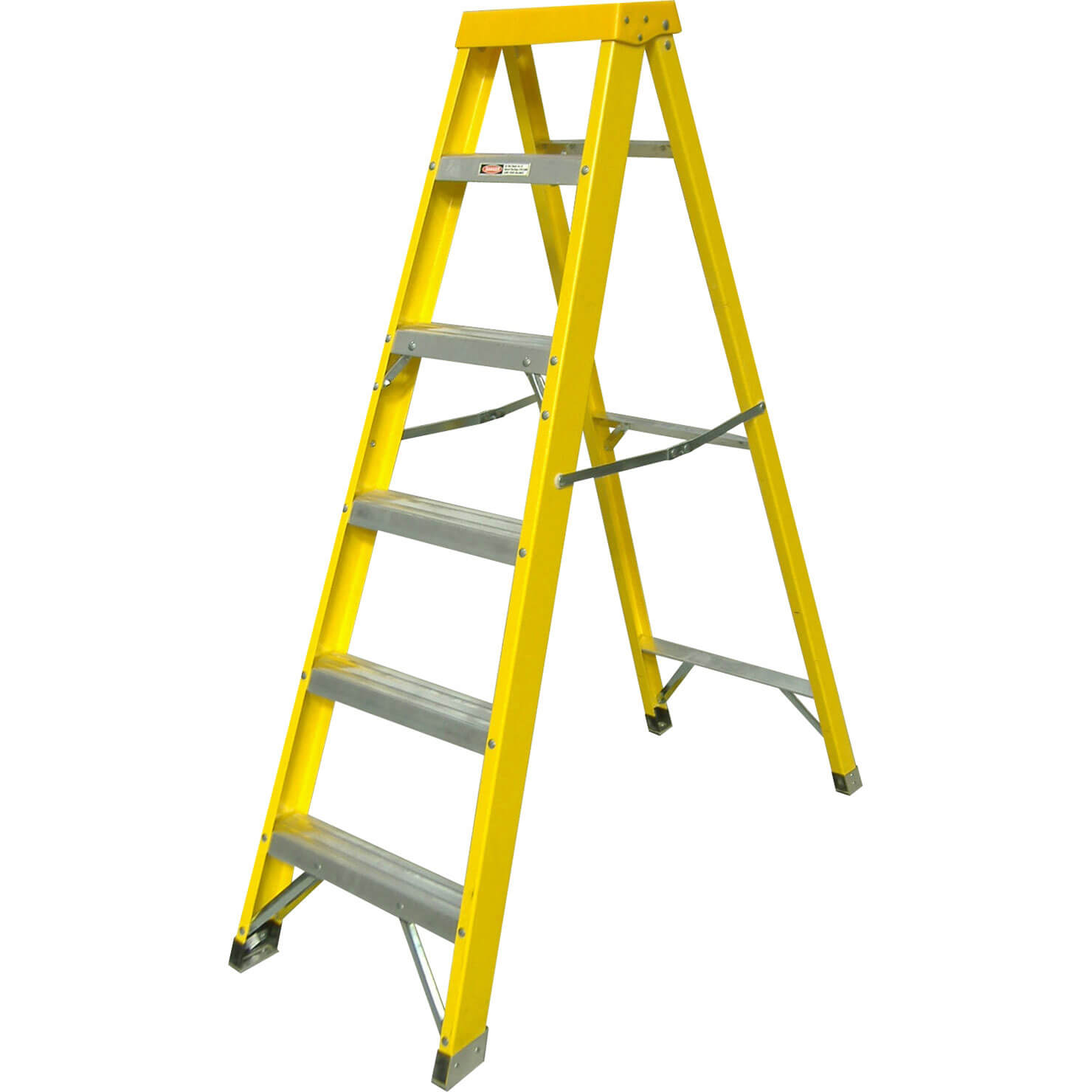 Photo of Zarges Fibreglass Swingback Step Ladder 6