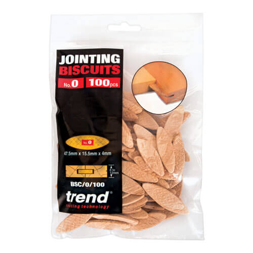 Photo of Trend Wood Jointing Biscuits Size 0 Pack Of 100
