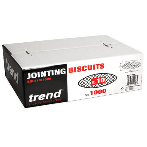 Photo of Trend Wood Jointing Biscuits Size 10 Pack Of 1000