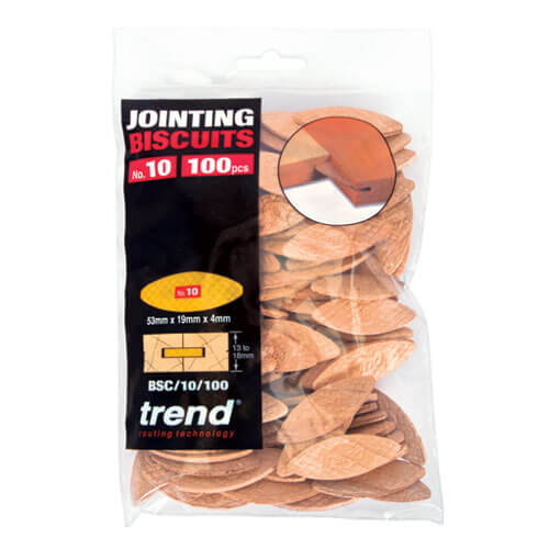 Photo of Trend Wood Jointing Biscuits Size 10 Pack Of 100