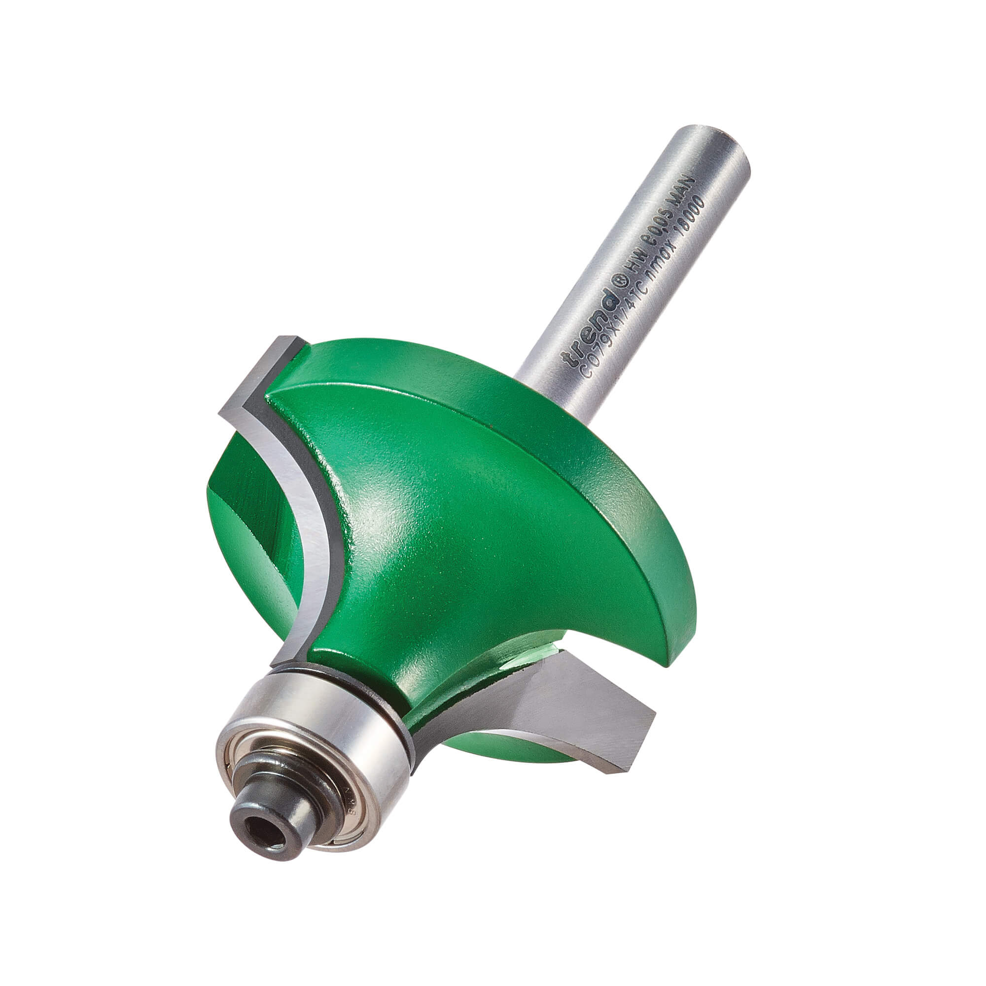 Photo of Trend Craftpro Round Over And Ovolo Router Cutter 38mm 19.1mm 1/4
